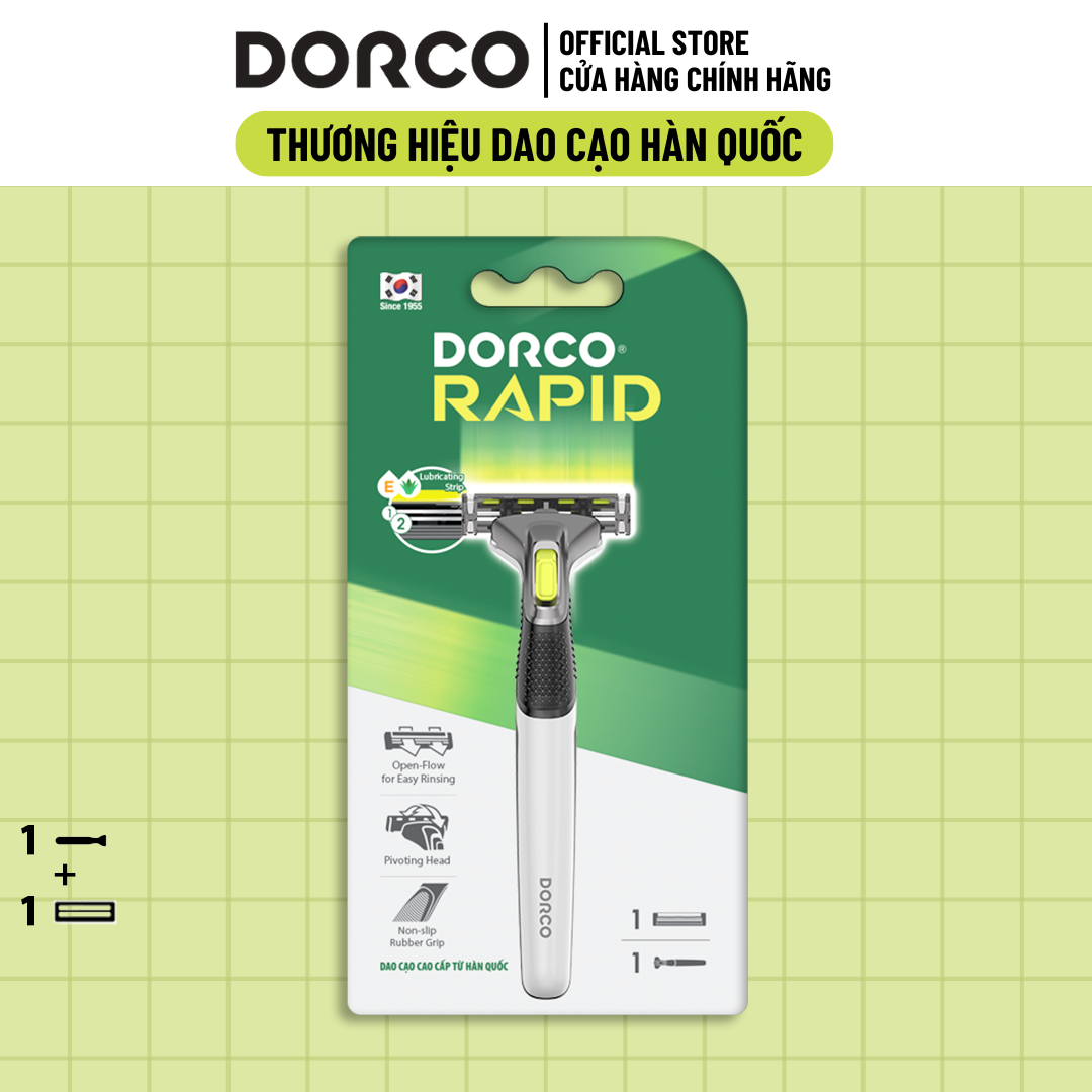 Dao Cạo Râu 2 Lưỡi DORCO RAPID TNA4001-B