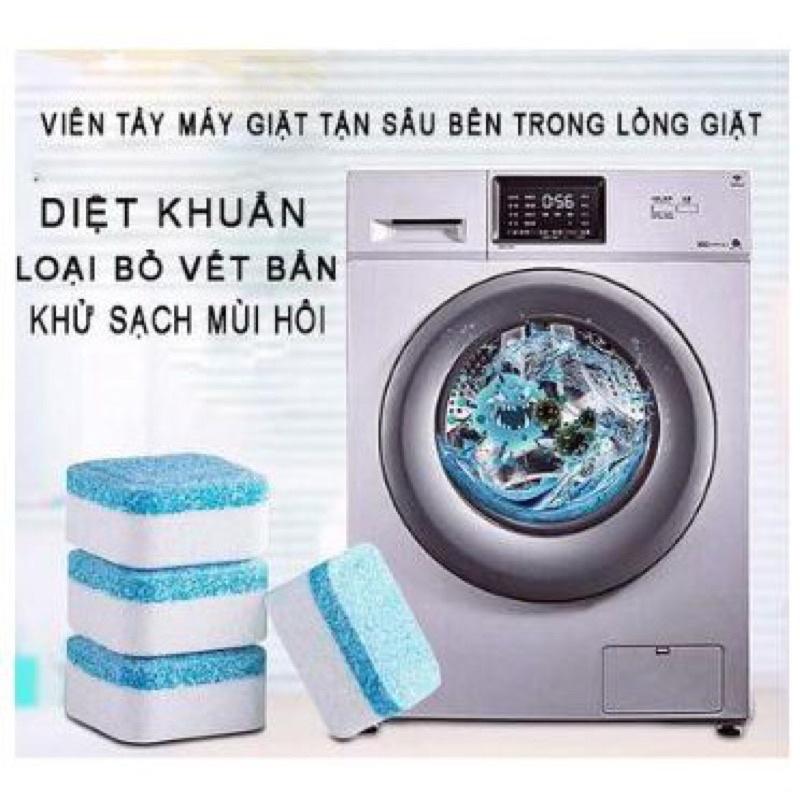 Viên Tẩy Vệ Sinh Lồng Máy Giặt - Diệt Khuẩn-Tẩy Cặn Bẩn Máy Giặt Giúp loại bỏ cặn lâu ngày trong máy giặt