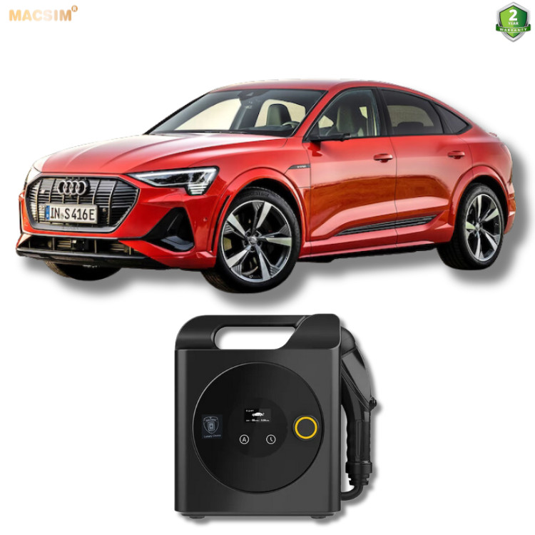 Sạc ô tô điện Audi E-tron /E-Tron GT quattro ev - Sạc di động cao cấp 3,68KW (6-16A) chính hãng Macsim