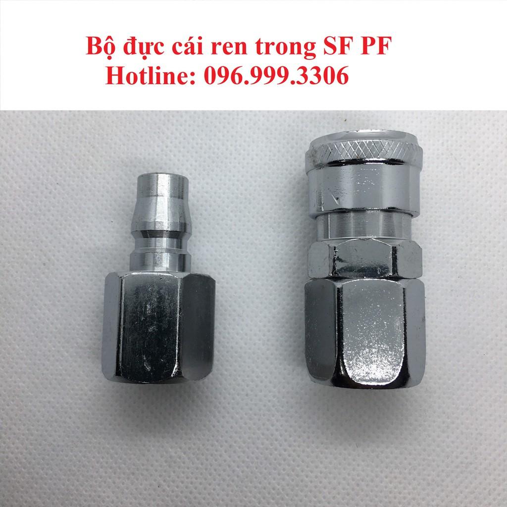 Bộ khớp nối đực cái ren trong SF PF đầy đủ kích thước ren 13mm, 17mm, 21mm giá sỉ