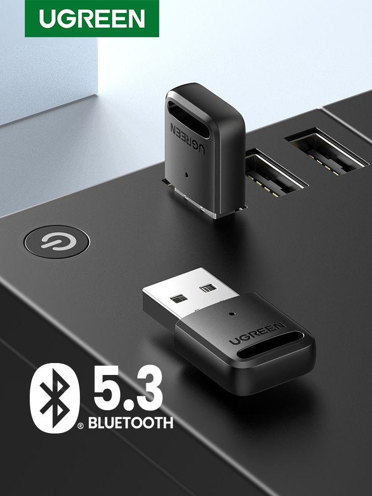 Ugreen UG90225CM591TK 20M v5.3 USB Bluetooth chỉ hỗ trợ duy nhất Windows kết nối được 7 thiết bị - HÀNG CHÍNH HÃNG