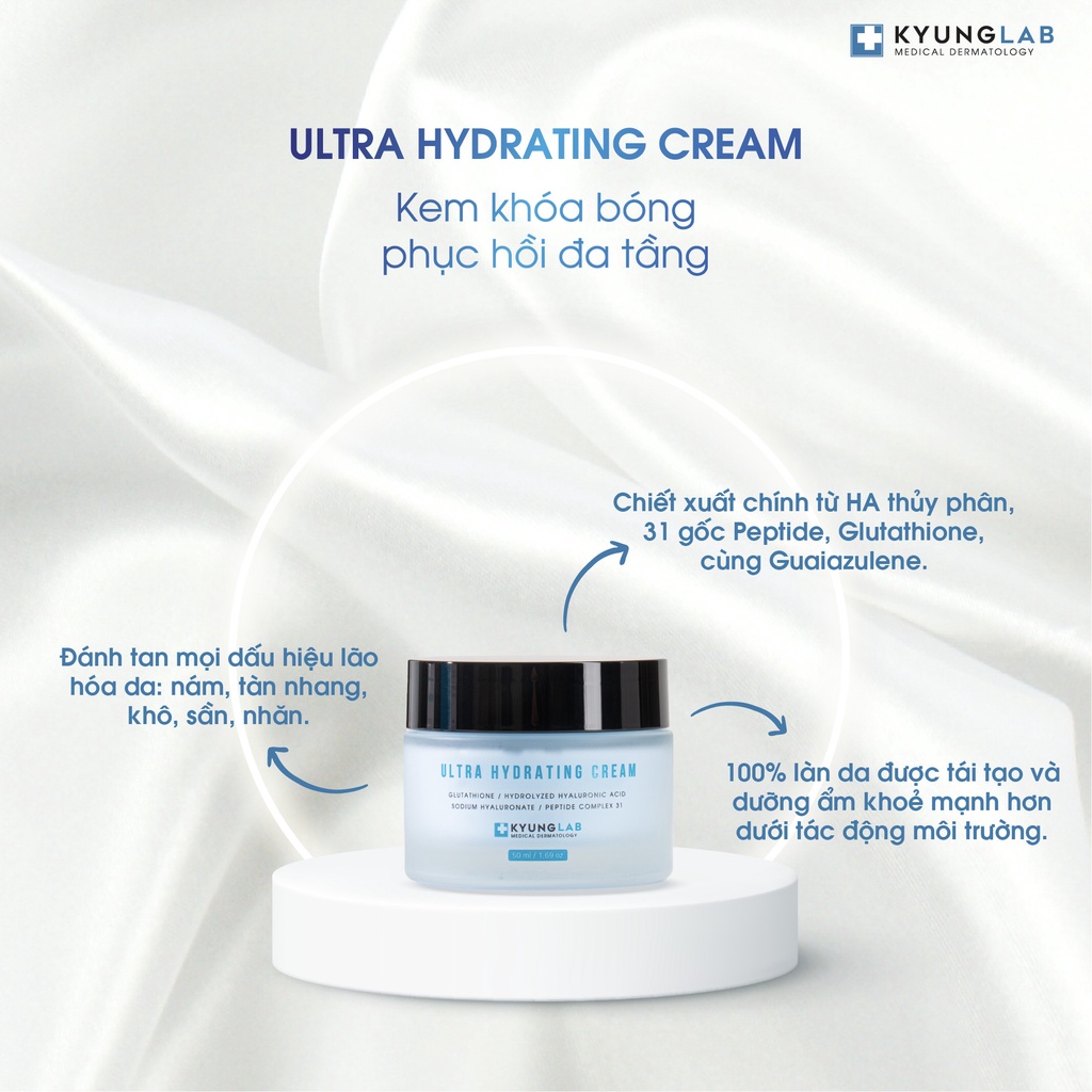 Kem dưỡng ẩm phục hồi đa tầng cho mọi loại da KYUNG LAB ULTRA HYDRATING CREAM