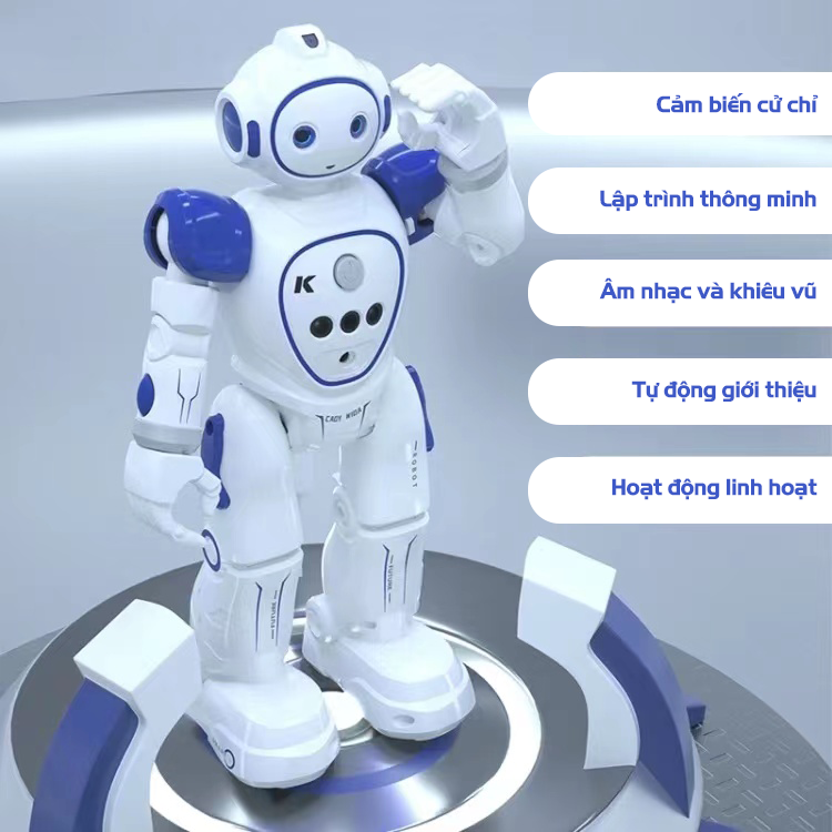 Robot tương lai điều khiển từ xa, đồ chơi giáo dục, lập trình thông minh
