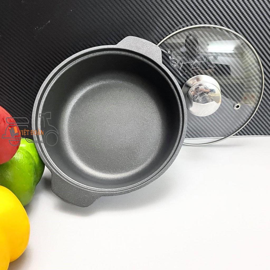 Nồi Kho thịt cá / Cơm niêu chống dính HỢP KIM NHÔM nắp kiến CAO CẤP. Phục vụ các món tại bàn kho quẹt, cơm chiên, mì cay
