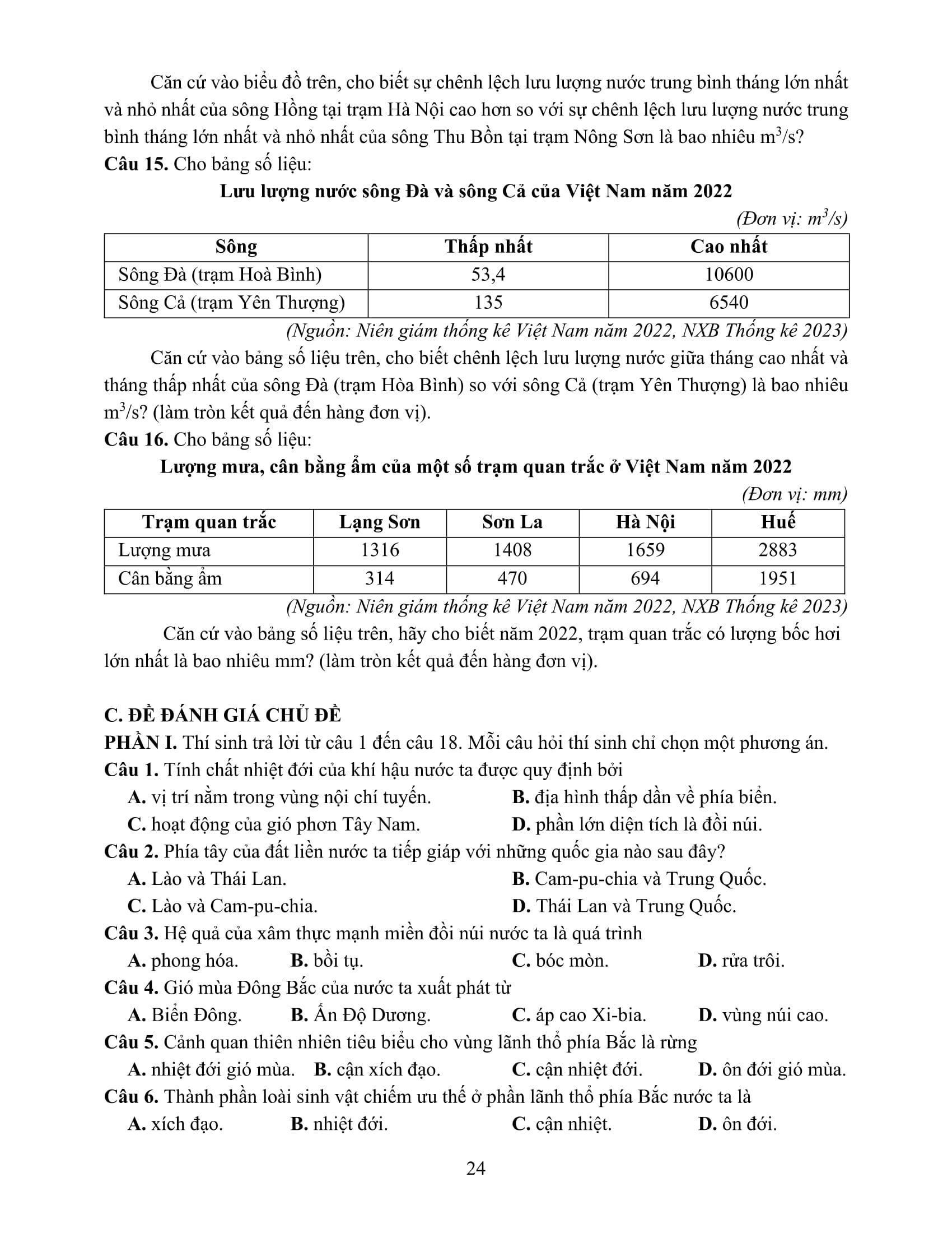 Sách - Ôn Luyện Thi Tốt Nghiệp THPT Theo Chương Trình GDPT Mới - Môn Địa Lí