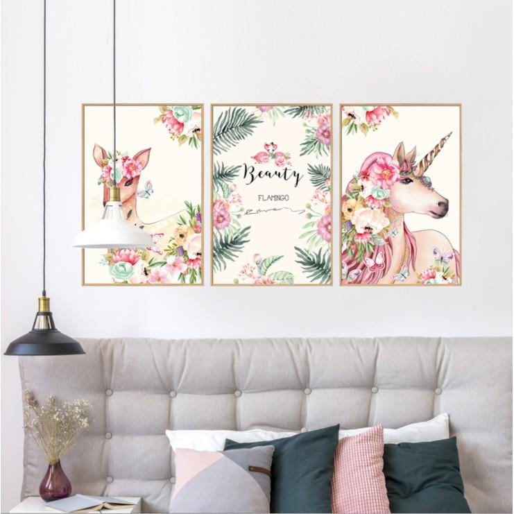 Decal trang trí tường - 3 KHUNG ẢNH BẮC ÂU HIỆN ĐẠI