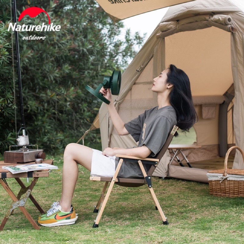 Quạt kiêm đèn treo lều dã ngoại Naturehike NH21ZM003