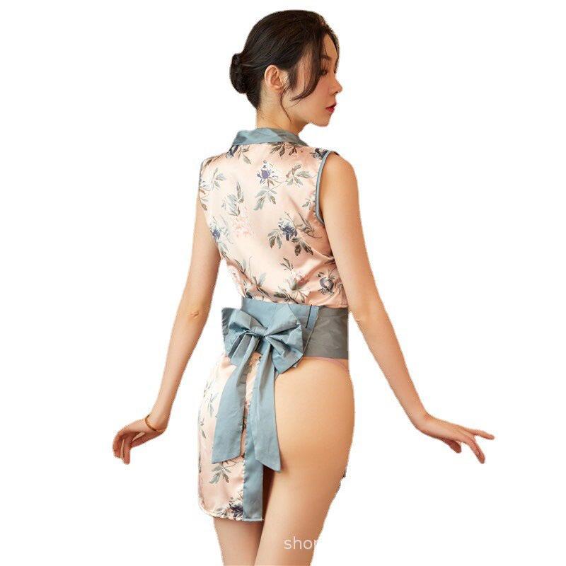 Váy ngủ sexy Kimono kiểu dáng mới