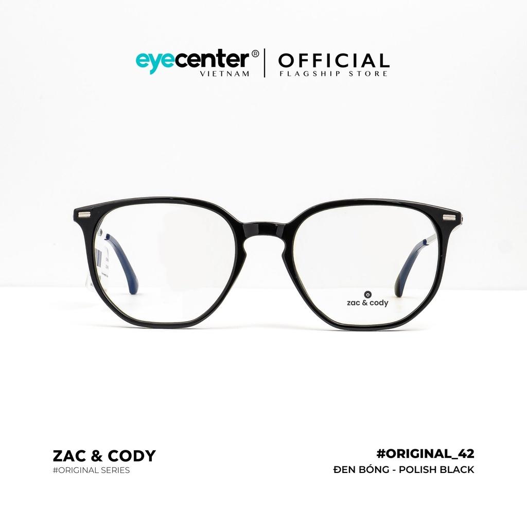 Gọng kính cận nam nữ B42-S chính hãng ZAC CODY kim loại chống gỉ cao cấp nhập khẩu by Eye Center Vietnam