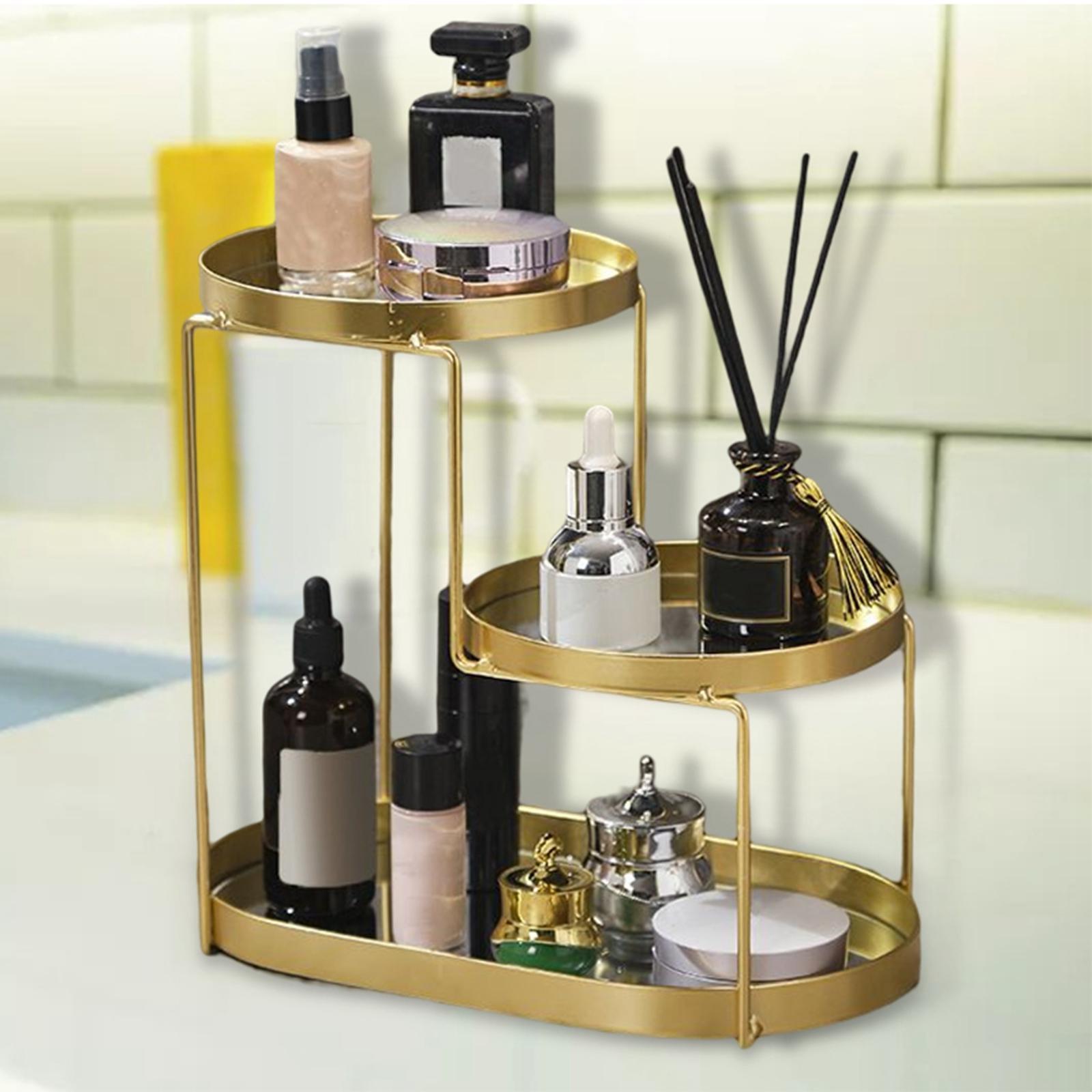 Bathroom Cosmetic Tray  Vanity Organizer for Bathroom Decor