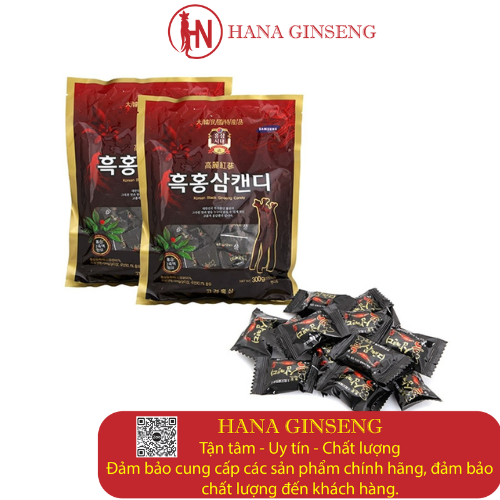 Kẹo hắc sâm Hàn Quốc 300g - Kẹo ngon, sức khỏe tốt 