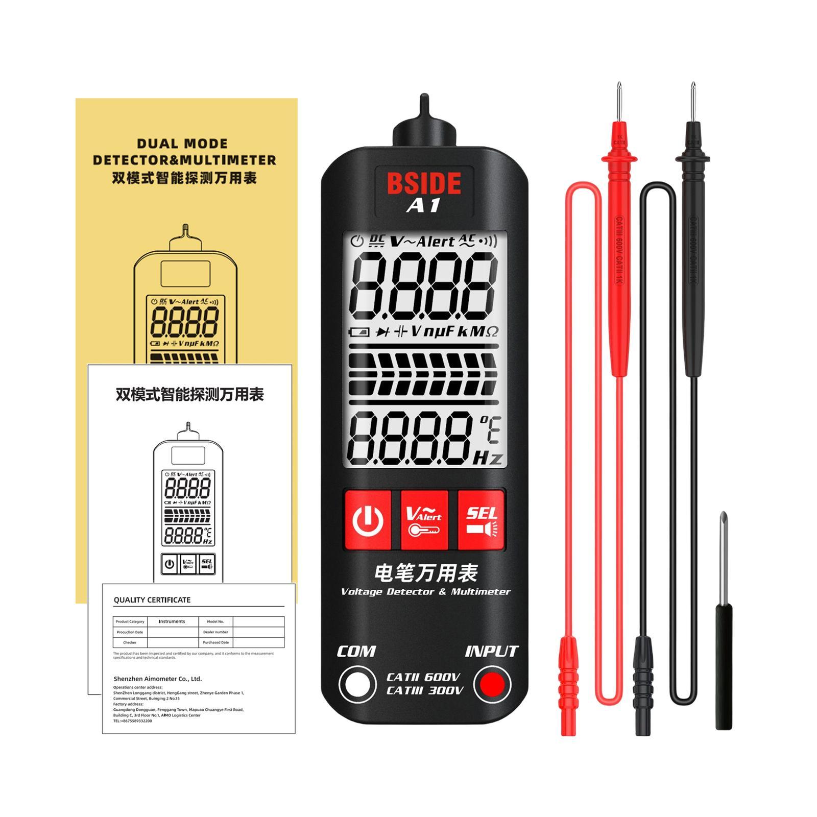 Portable Smart Multimeter Sound Light Alarm Voltage  Multimeter for Electricians