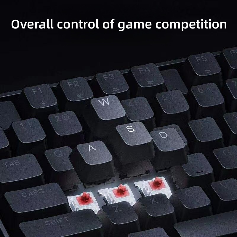 Xiaomi Bàn Phím Cơ Có Dây 104 Phím Máy Tính Để Bàn Máy Tính Xách Tay Máy Chơi Game Văn Phòng Bàn Phím Đèn Nền