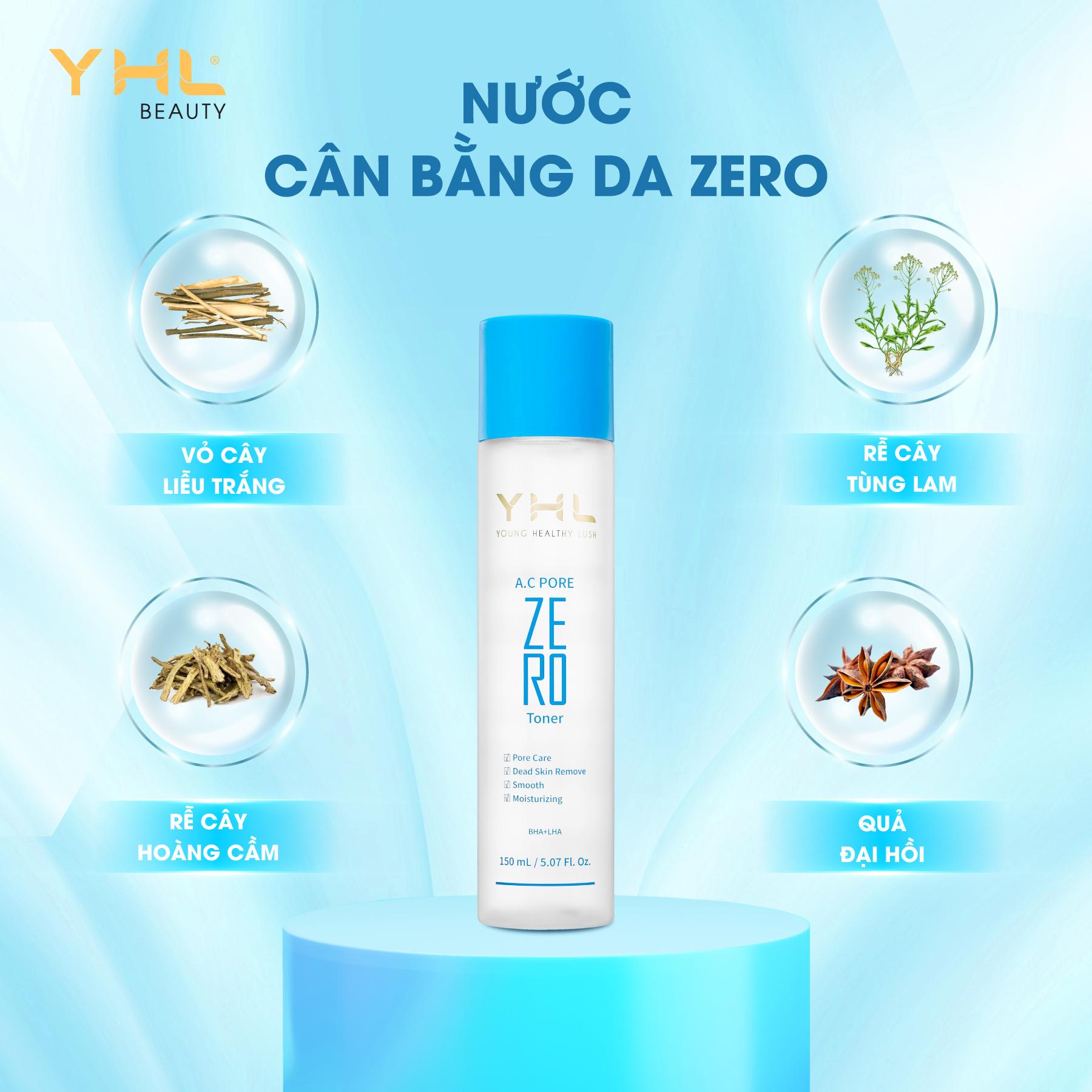 Nước cân bằng Da Zero YHLbeauty Xuất xứ Hàn Quốc