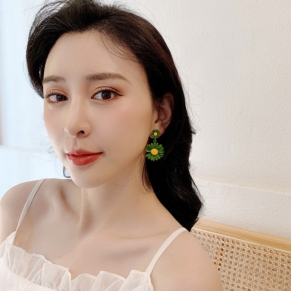 Hàng Quảng Châu - BÔNG TAI HOA CÚC SIÊU CUTE - PK14030