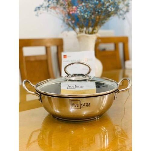 Nồi kho thịt cá 18cm, 20cm 3 đáy từ chống dính