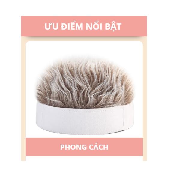 Nón nam phong cách tóc giả WIG LANDLORD HAT