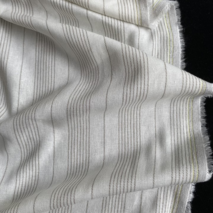 Vải Line Cotton 100% Họa Tiết Sọc Khổ 1m4 - Co Giãn Nhẹ, Mềm Mại - May Áo Sơ Mi, Đầm, Váy, Đồ Thiết Kế