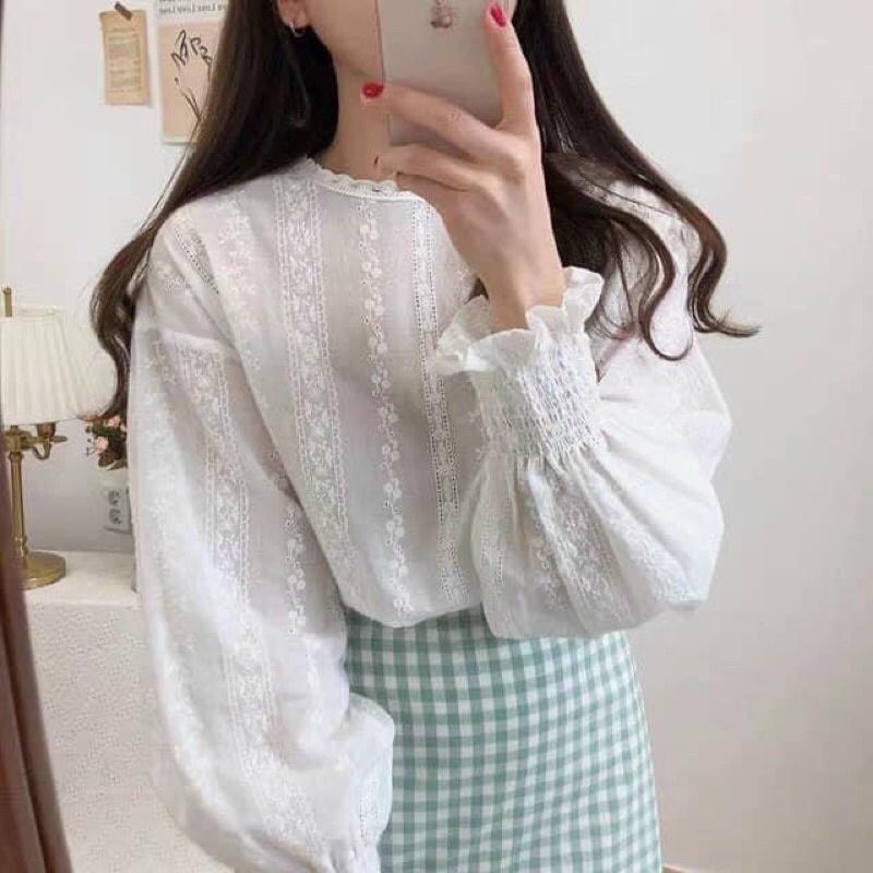 Áo điệu tay bo