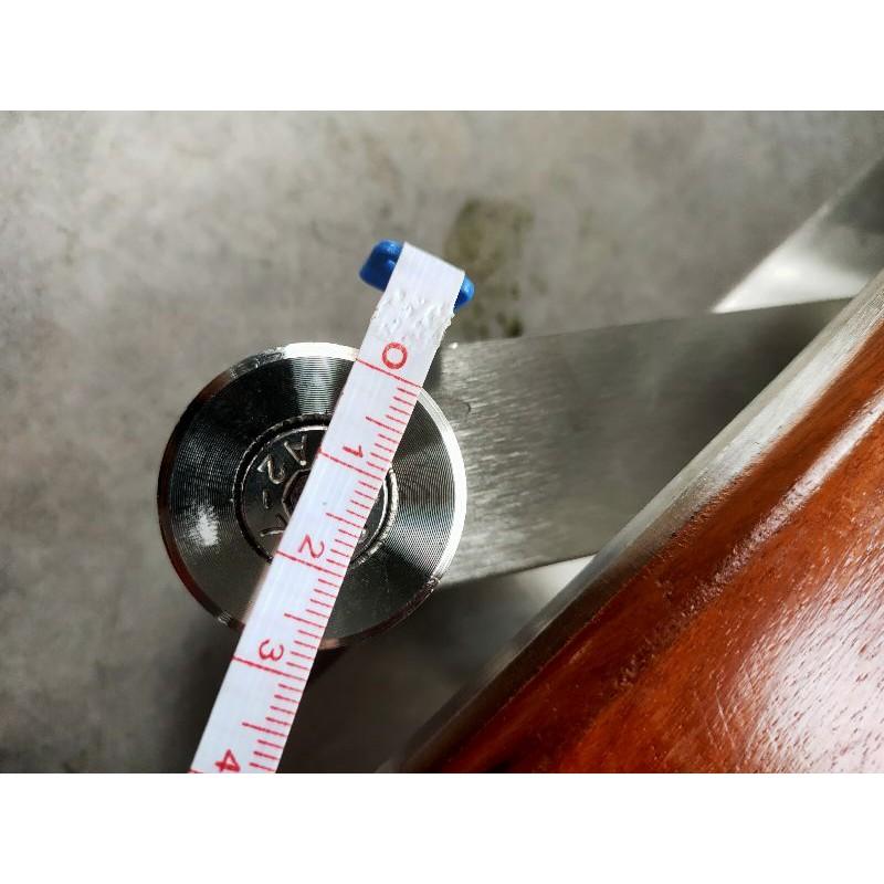 Ốc kính tay trụ cầu thang nắp đặc 3li phi30