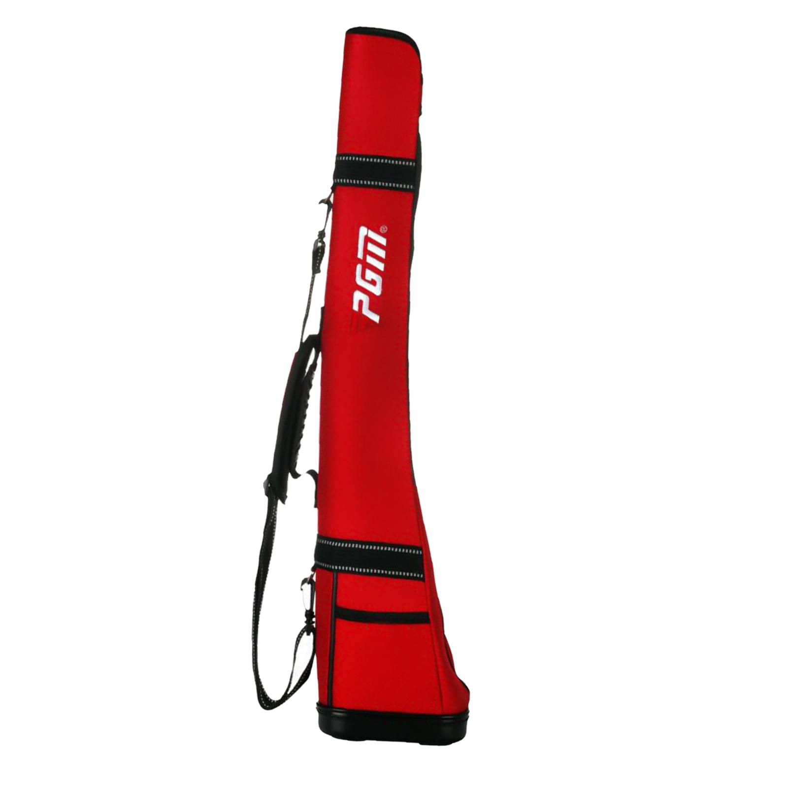 Professional Golf Sunday Bag with Side Mesh Pockets & Adjustable Sling Strap Golf Carry Bag for Golf Course, Travel, Driving Range