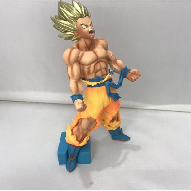 Mô Hình Figure Dragon ball 7 viên ngọc rồng songoku tóc mạ vàng 18cm