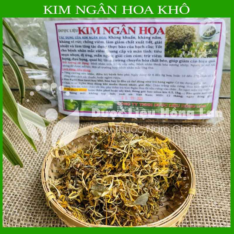 1kg Hoa kim ngân khô sạch