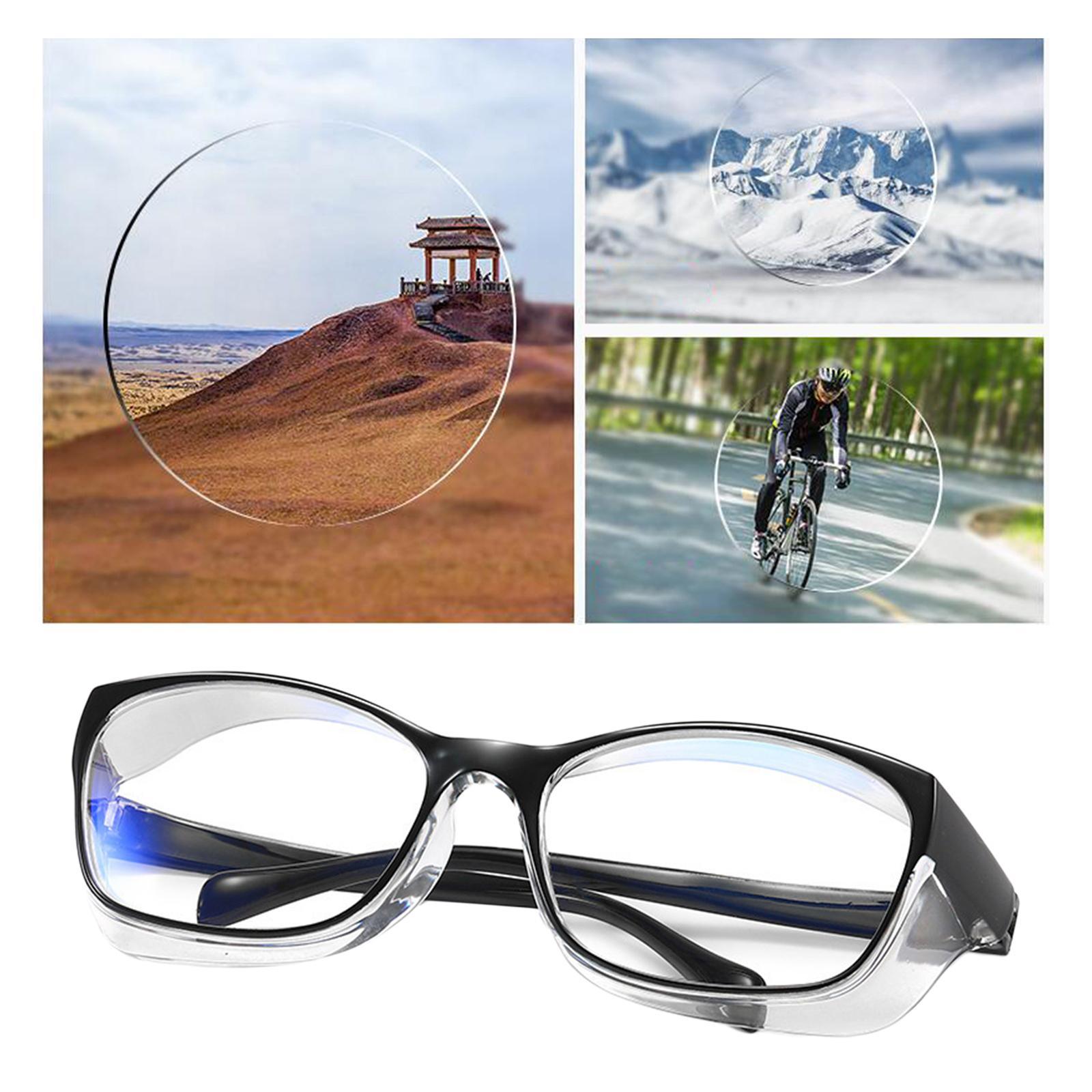 With Clear Anti Fog    Protection Eye Protection Black