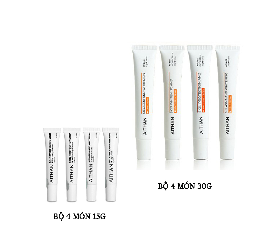 Bộ Kem Nám Chuyên Sâu Aithan Melasma And Whitening Giúp Loại Bỏ Sắc Tố Gây Sạm Nám, Làm Sáng Các Vùng Da Bị Nám