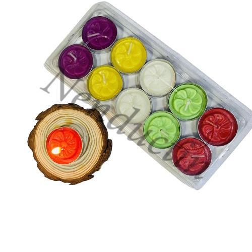 10 viên nến tealight cao cấp cháy 1,5 đến 2h không khói không mùi an toàn cho người sử dụng