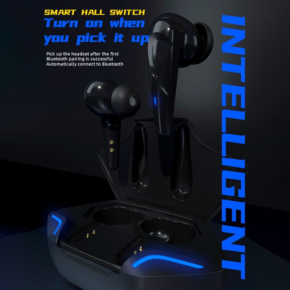 Tai Nghe Chơi Game / Tai Nghe Không Dây TWS / Tai Nghe Bluetooth 5.0 Có Hộp Sạc / Tai Nghe Giảm Tiếng ồn Có Mic