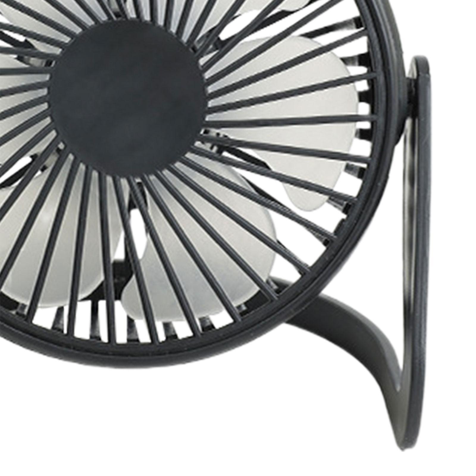 Small Desk Fan, Cooling Mini Fan, Speed Adjustable Rechargeable Quiet Portable Desktop Personal Fan Table Fan for Office Desktop Dorm Car Home