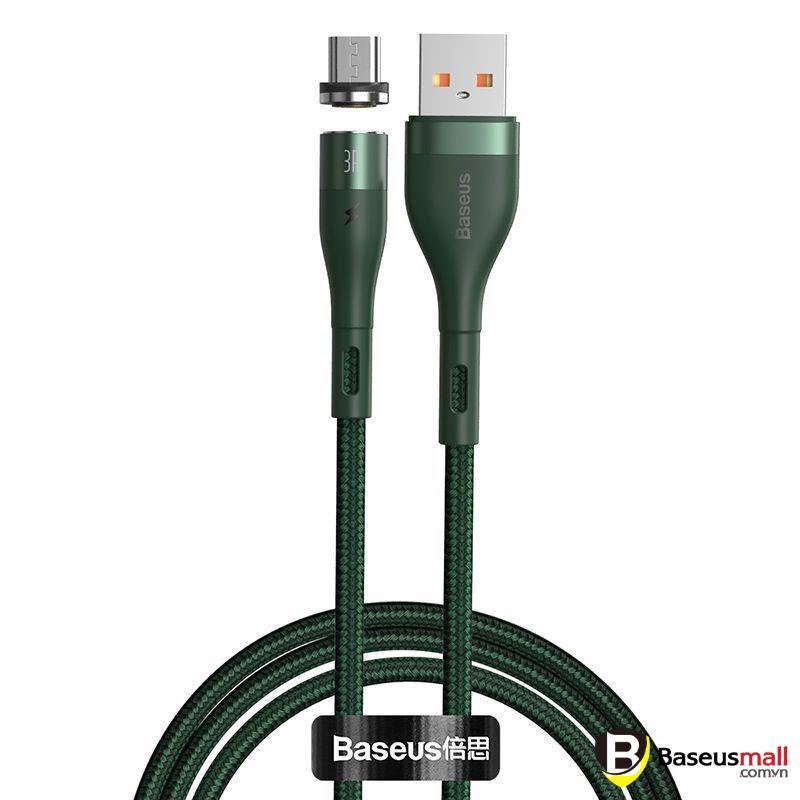 Baseus -BaseusMall VN Cáp từ hỗ trợ sạc nhanh Baseus Zinc Magnetic Gen5 Safe Fast Charging Cable (Hàng chính hãng