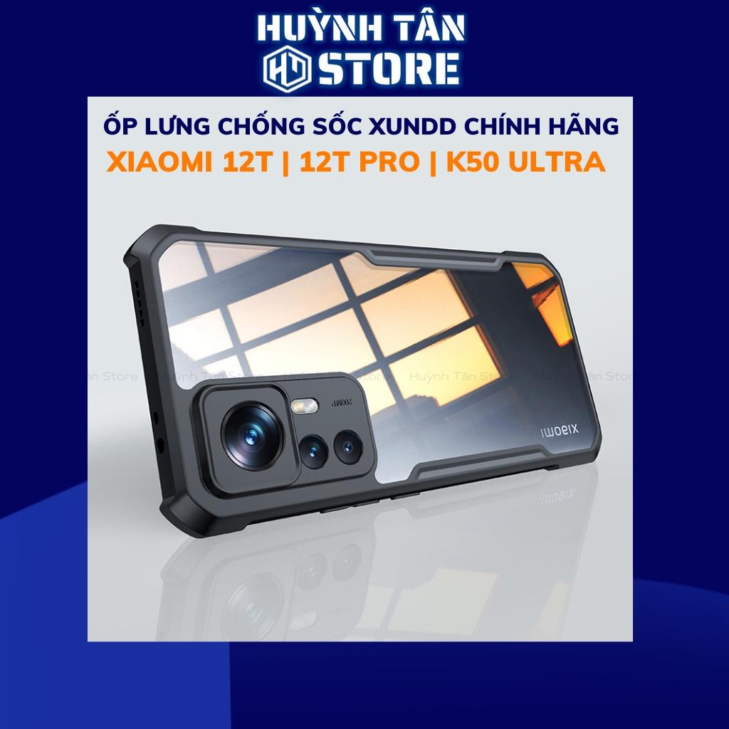 Ốp lưng mi 12t mi 12t pro redmi k50 ultra chống sốc xundd bảo vệ camera chính hãng chống ố vàng huỳnh tân store - Hàng nhập khẩu