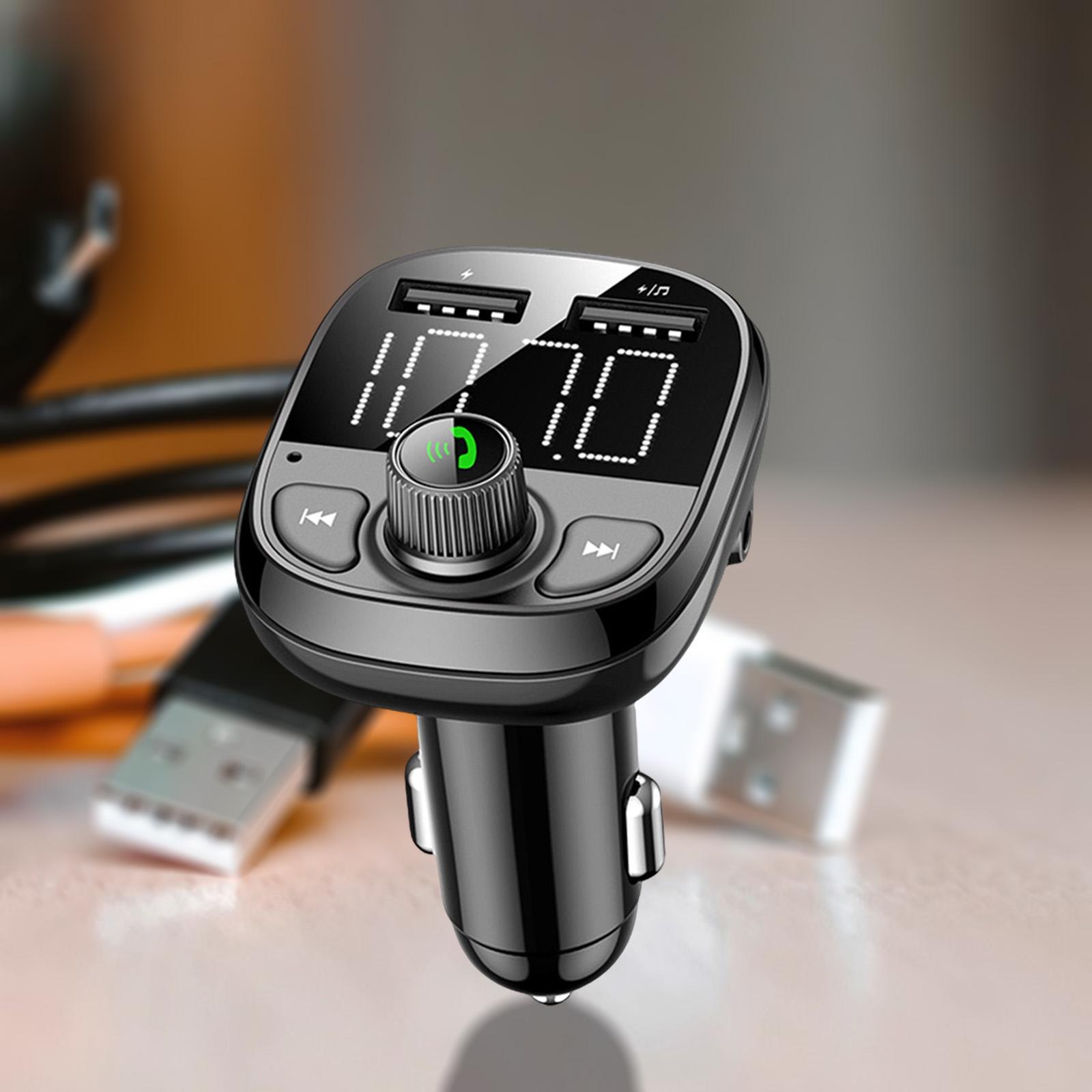 Car FM Transmitter 2 USB Port Support TF Card MP3 Player