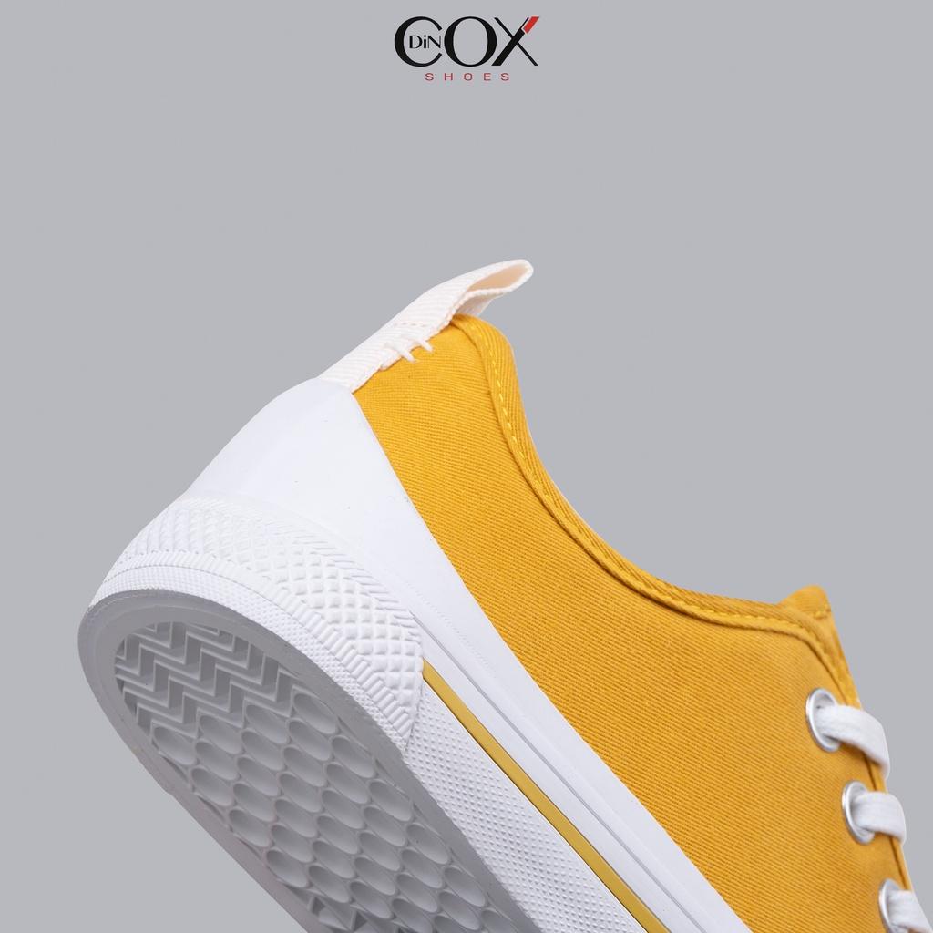 Giày Sneaker Nữ Dincox/Coxshoes C20 Yellow Sang Trọng Đơn Giản - Yellow