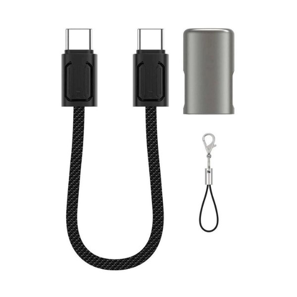Cáp Sạc Nhanh Wi WU Consice 60W Wi-C040 Type-C to Type-C Hợp Kim Kẽm - Hàng Chính Hãng