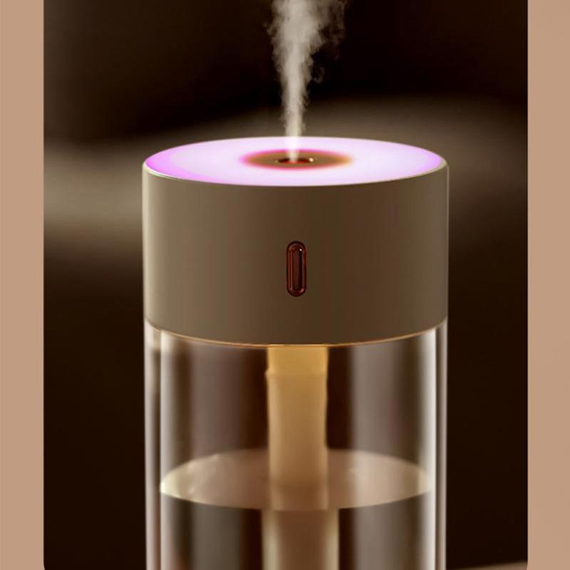 280ML Máy Tạo Độ Ẩm Không Khí Nano Máy Phun Sương Tạo Độ Ẩm Di Động 7 Màu Tuyển Hầu Tước Dưỡng Ẩm Humidificador Cáp USB Cắm Sử Dụng
