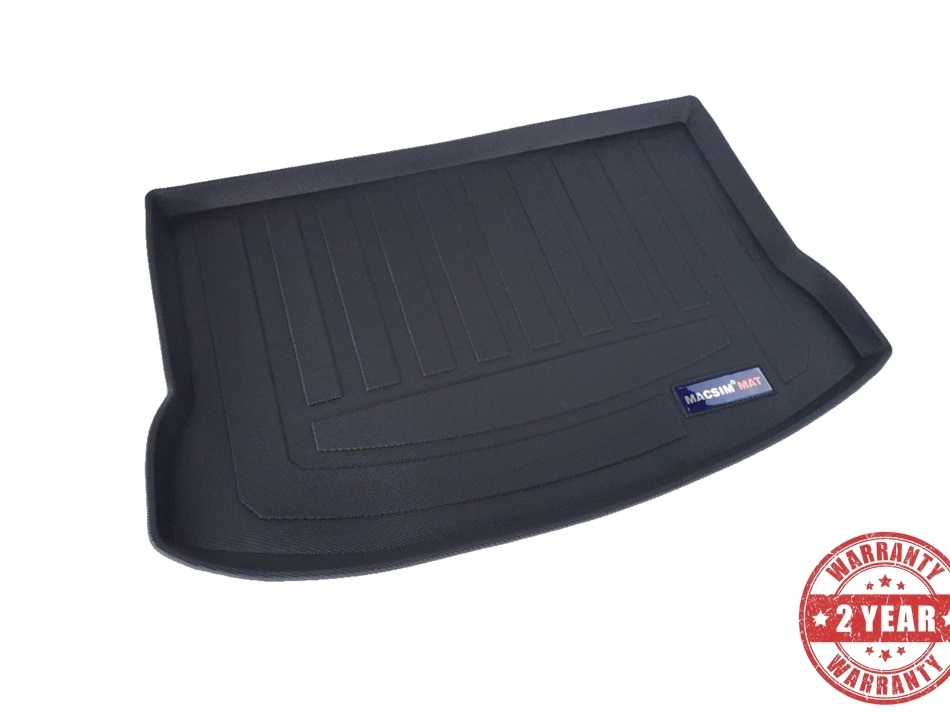 Thảm lót cốp xe ô tô Toyota Yaris 2018+ nhãn hiệu Macsim chất liệu TPV cao cấp màu đen(051)