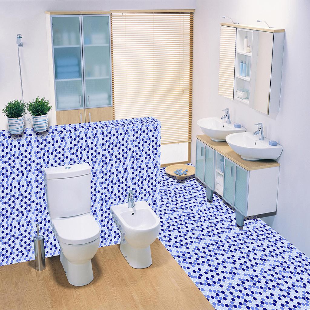 Self-adhesive Mosaic Wall Paper Sticker Tile Kitchen Bathroom Waterproof