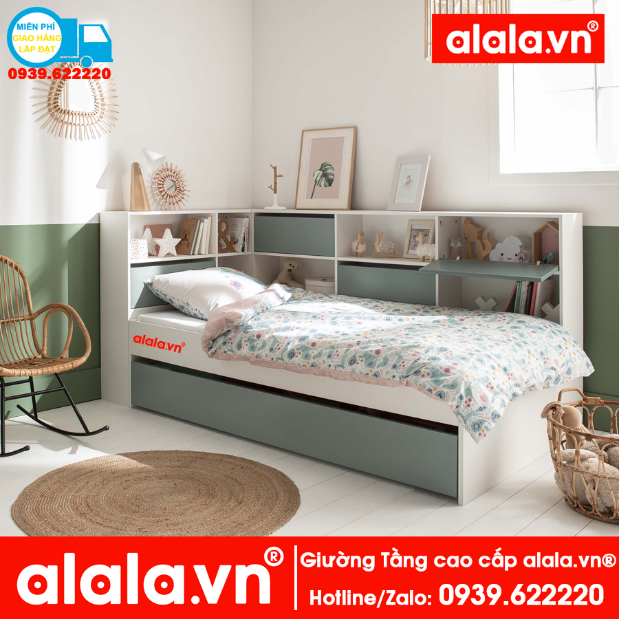 Giường tầng ALALA113 cao cấp - Thương hiệu alala.vn ( trên 1m, dưới 1m)