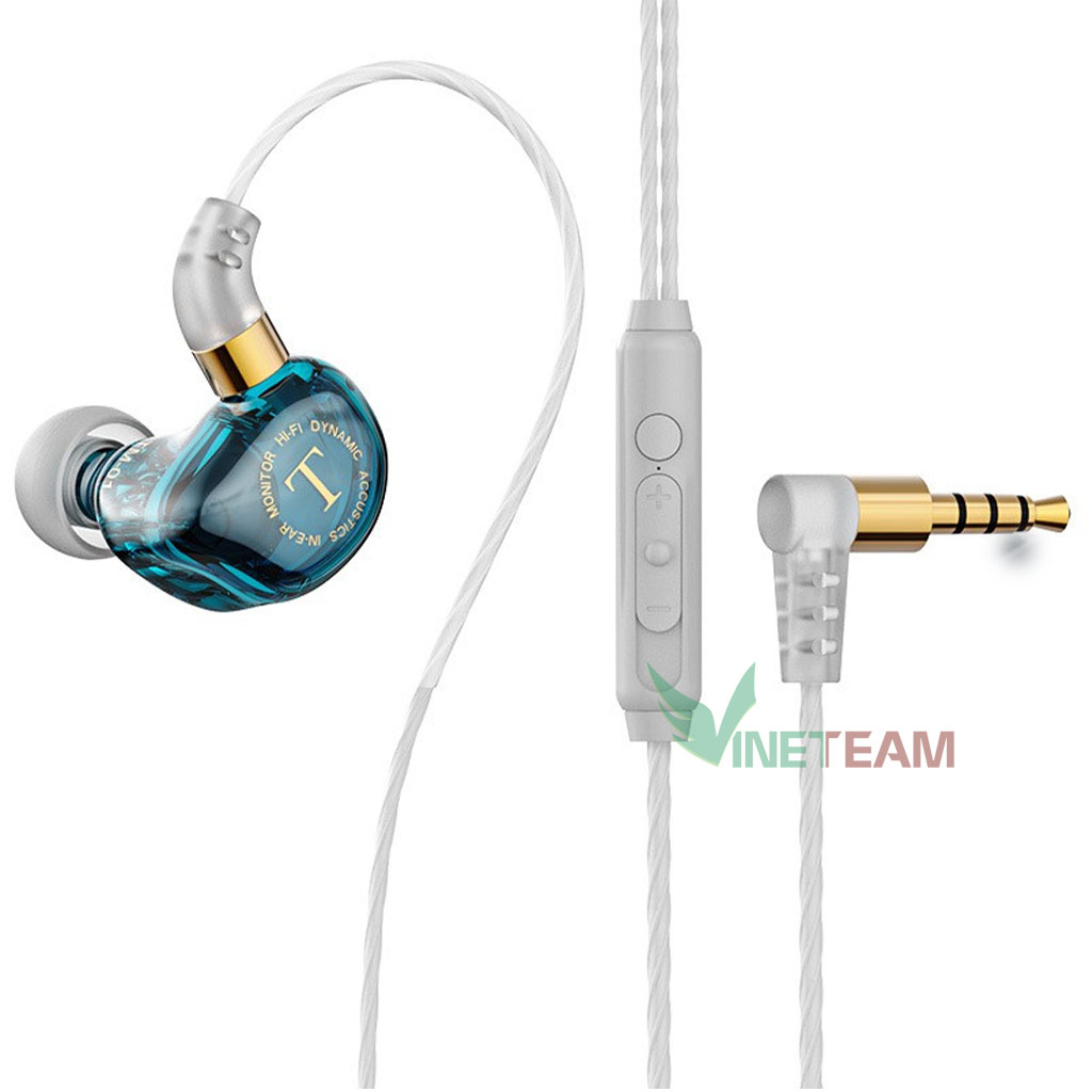 Tai Nghe Nhét Tai HiFi VINETTEAM TM01 Pro Super Bass Chống Ồn Cực Tốt Âm Thanh Khủng Chơi Game Ngon - Hàng Chính Hãng