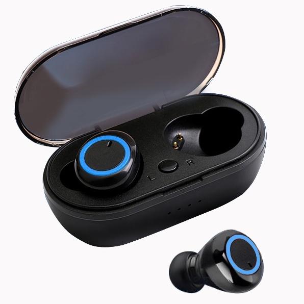 Tai nghe bluetooth Y50 Tai nghe không dây thể thao ngoài trời TWS2 5.0 với ngăn sạc Tai nghe cảm ứng