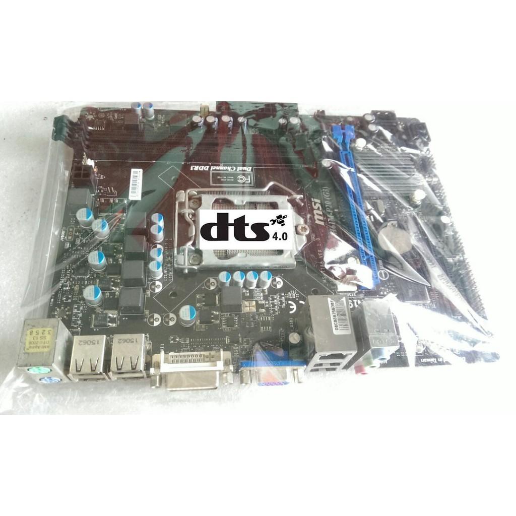 Bo mạch chủ máy tính bàn (main) MSI Socket 1155, H61M-P20,P35,E22 (Kèm: Chặn (FE), Keo tản nhiệt CPU, Còi, dây SATA)