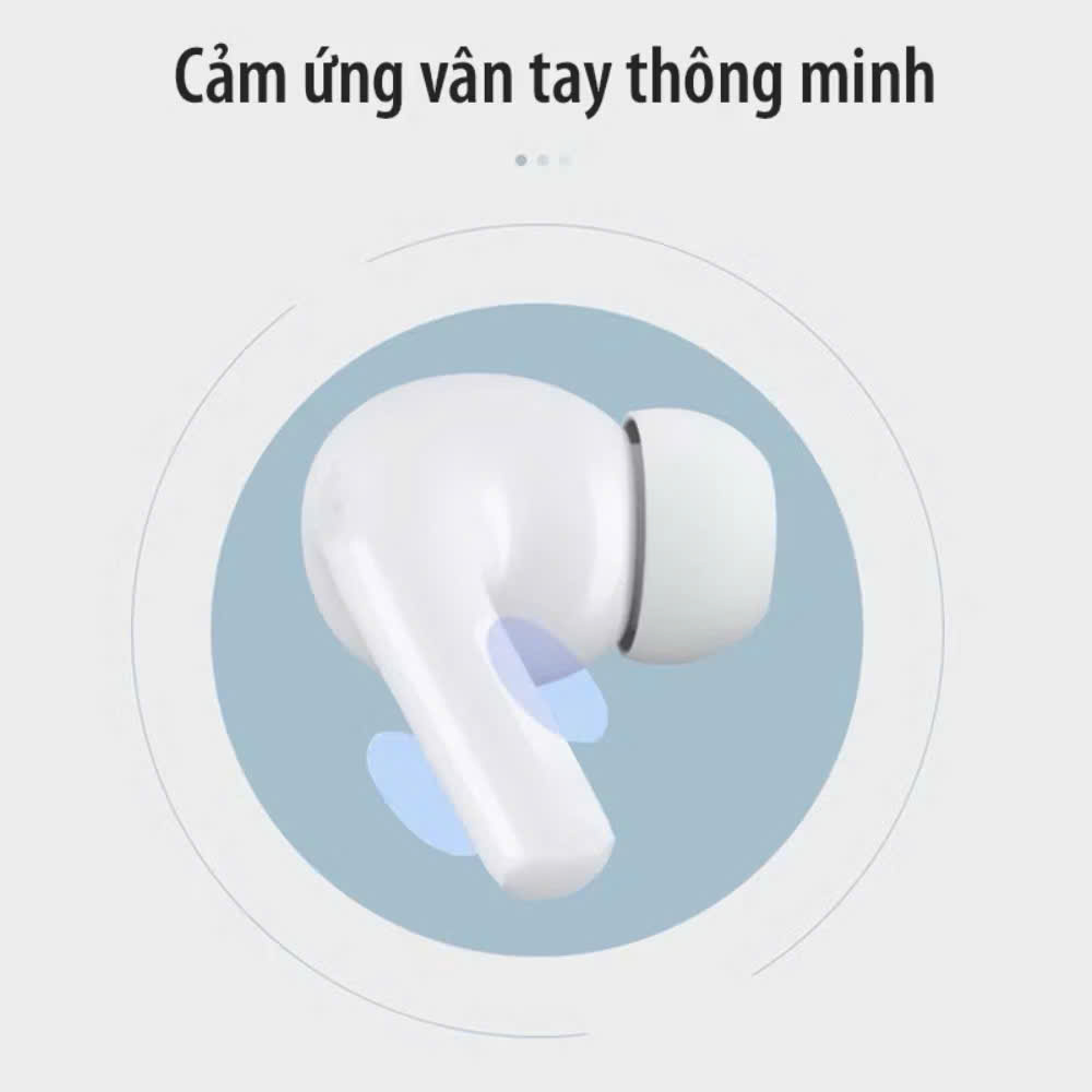 Tai Nghe Bluetooth Pro2 Không Dây định vị khử tiếng ồn ANC PIN TRÂU bass căng tự kết nối Fullbox phụ kiện đủ tính năng đàm thoại 2 chiều - HÀNG CHÍNH HÃNG