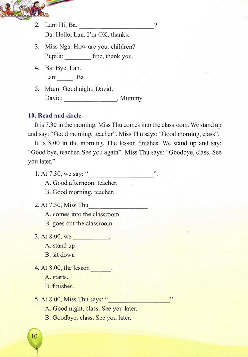 Vở Thực Hành Tiếng Anh Lớp 4