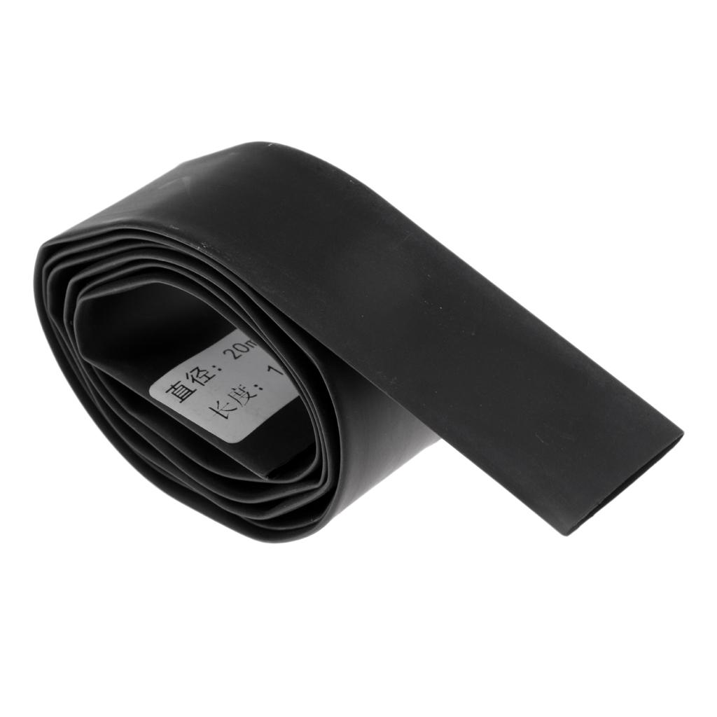 Non Slip Textured Fishing Rod Handle Heat Shrink Wrap Sleeving Tubing 20mm