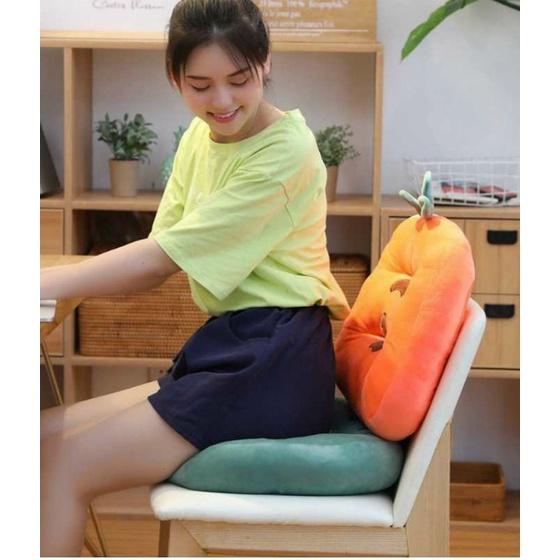 Đệm ghế ngồi tăng chiều cao ghế lái ô tô, xe hơi hình thú, tựa lưng văn phòng dầy dặn không xẹp