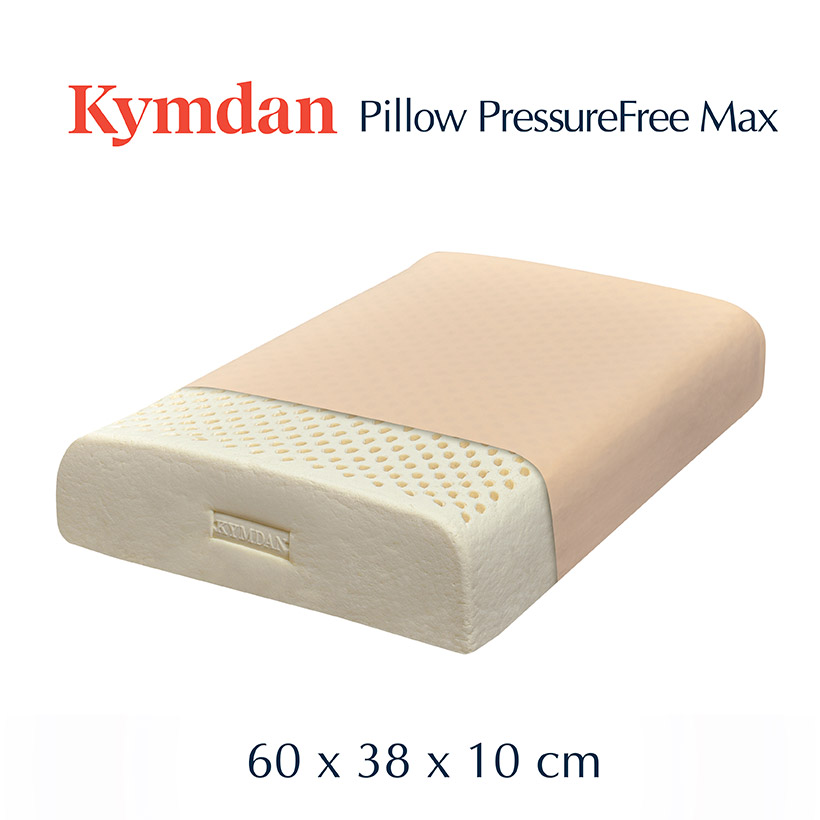 Gối cao su thiên nhiên Kymdan Pillow PressureFree Max 60 x 38 x 10 cm