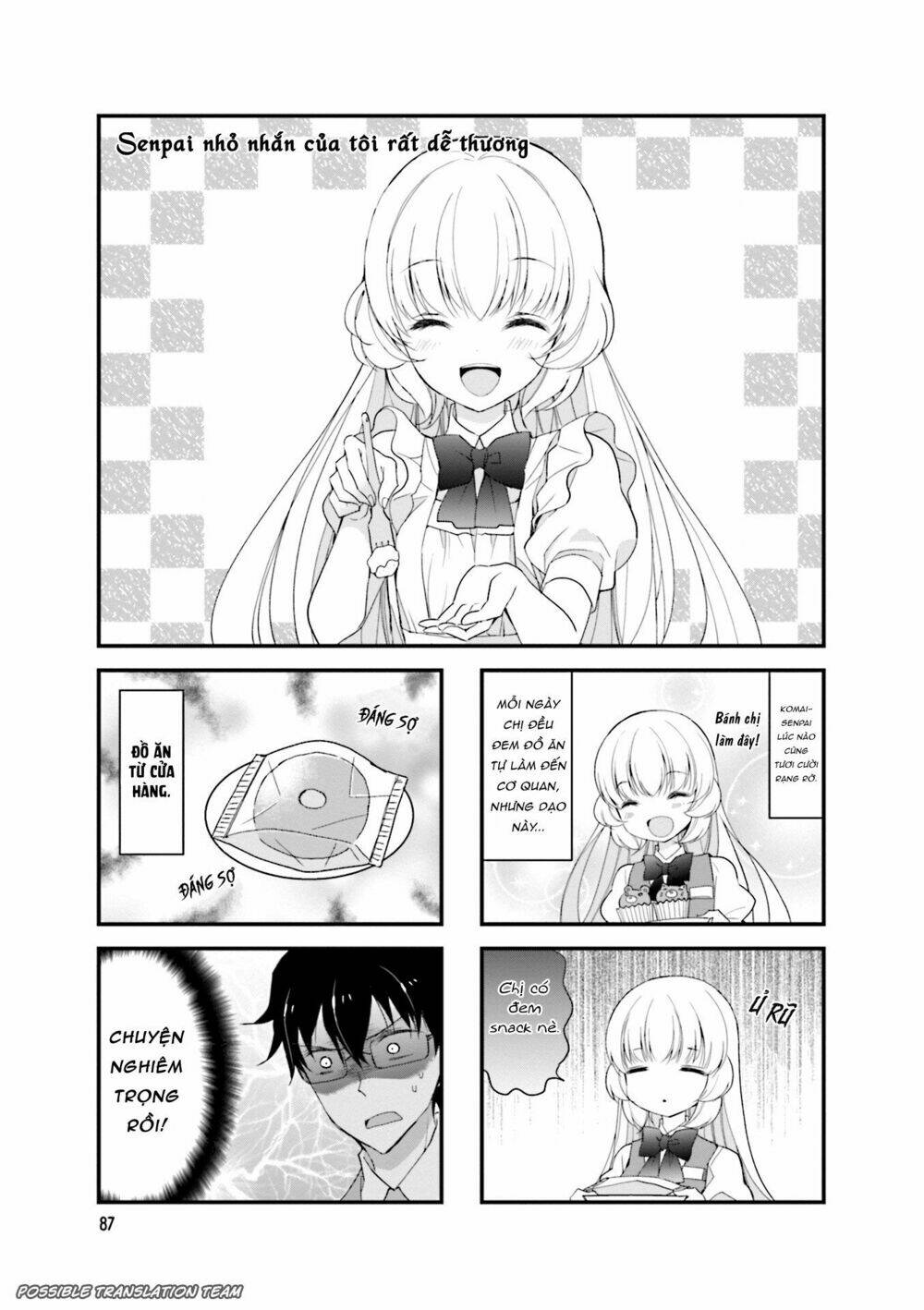 senpai nhỏ nhắn của tôi rất dễ thương chapter 27 3